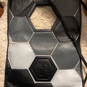 Jonathan Adler Geometric leather crossbody bag